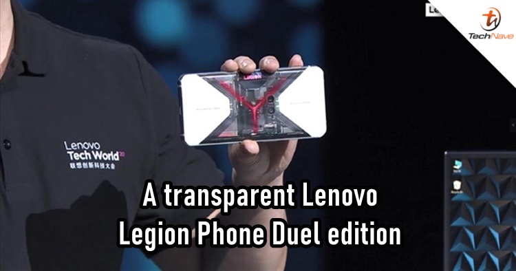Lenovo revealed a new transparent Legion Phone Duel variant but no availability yet