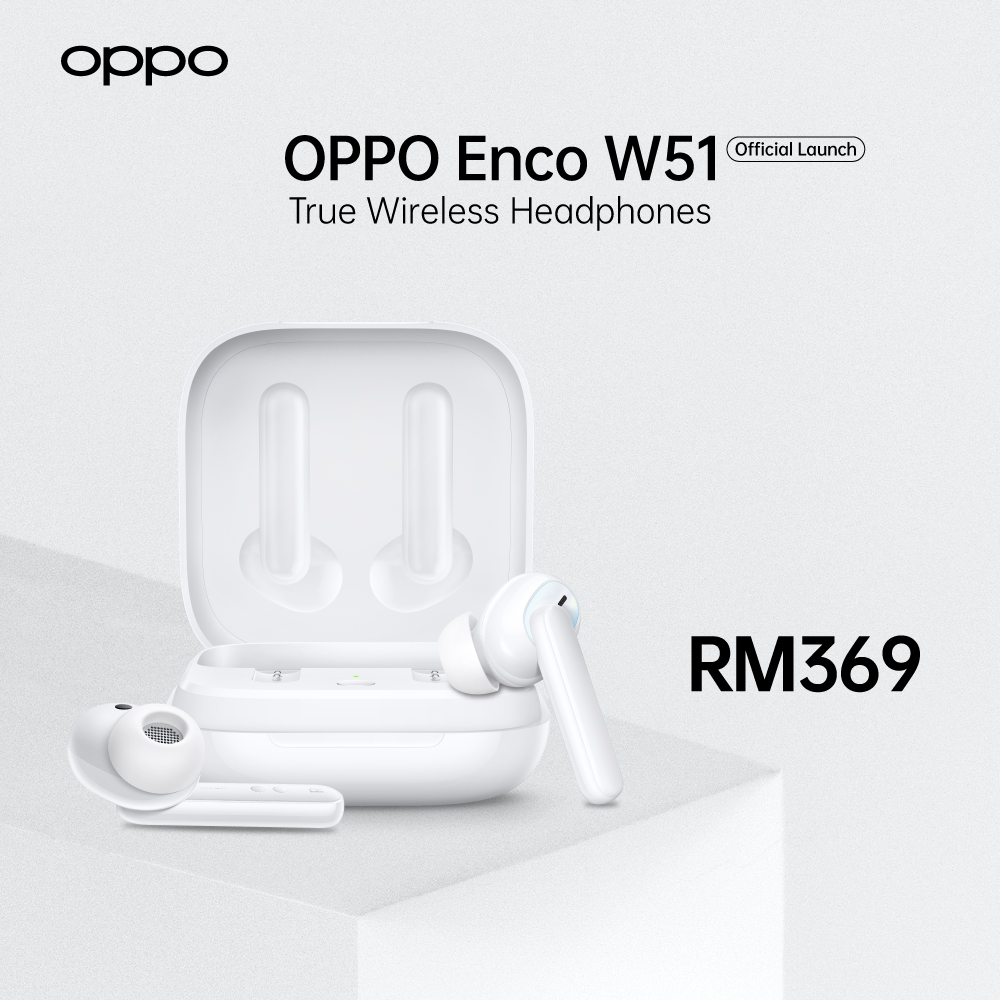 Oppo enco w51 is a true wireless earbuds featuring bluetooth 5.0 & anc active noise discount cancellation