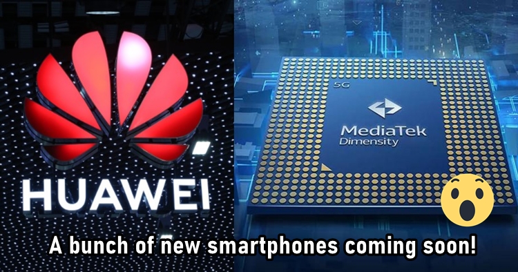 HUAWEI might soon drop a bunch of devices with MediaTek's Dimensity chipsets