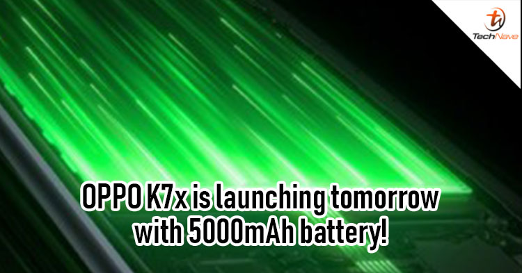 OPPO K7x confirms with 5000mAh battery and 30W fast charge ahead of tomorrow's launching!