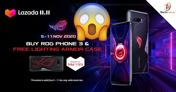Stand a chance to win an ROG Kunai 3 Gamepad worth RM499 when you purchase the ASUS ROG Phone 3