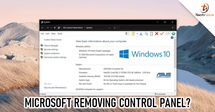 Microsoft is slowly phasing out Windows Control Panel with each new update