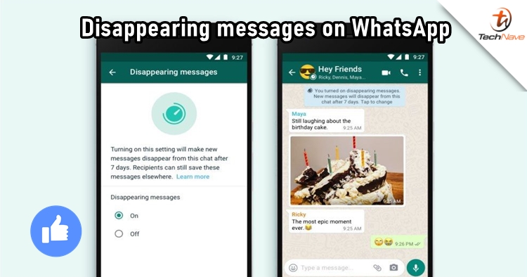 WhatsApp continues to improve with a new "disappearing messages" feature
