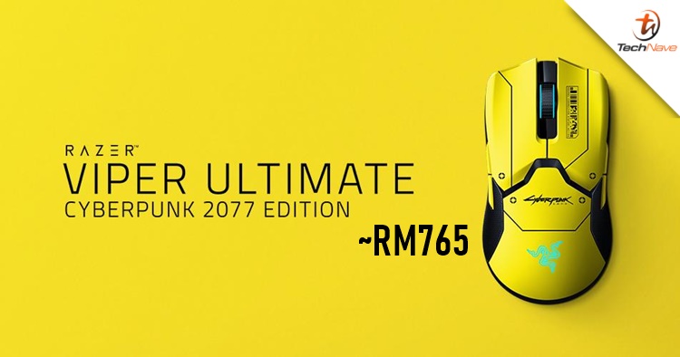 Razer made a Cyberpunk 2077 Edition for the Viper Ultimate wireless gaming mouse for ~RM765