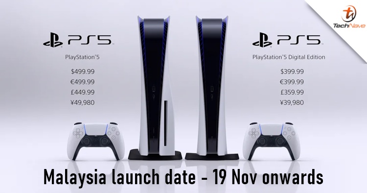 The Sony PlayStation 5 will be launched in Malaysia on 19 November 2020, starting from ~RM1652