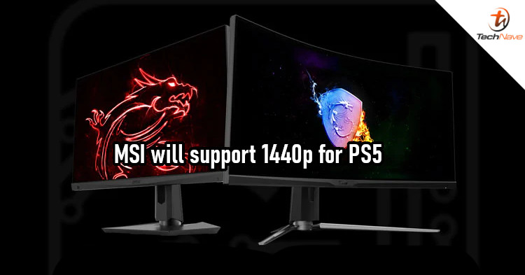 MSI monitors will support 1440p on PS5 with Console Mode