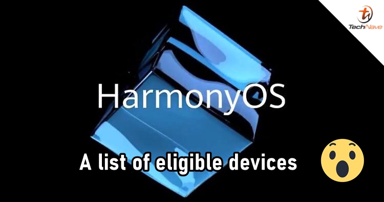 A list appeared showing over 40 eligible HUAWEI and HONOR devices for the HarmonyOS switch