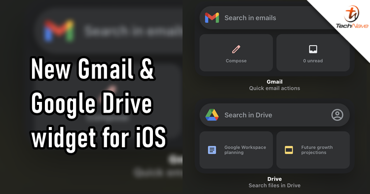 Google rolled out new Gmail and Google Drive widget for your iOS home screen