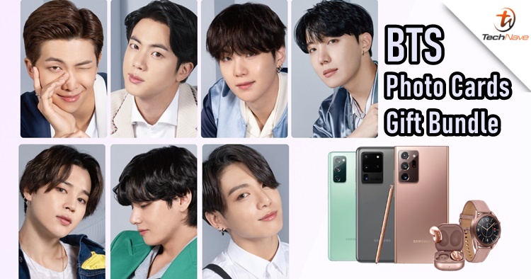 Selected Samsung Galaxy products now come bundled with a pack of BTS photo cards