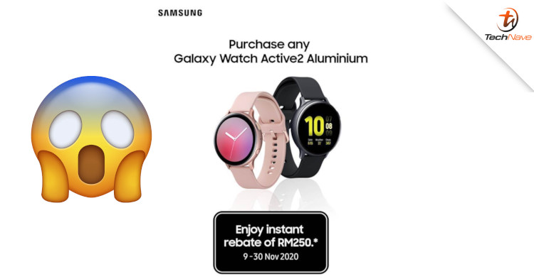 Get RM250 off when you purchase the Galaxy Watch Active2 from before 30 November 2020