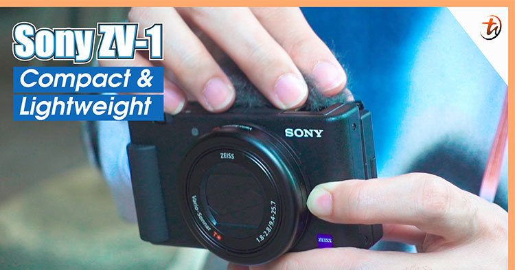 Sony ZV-1 is super compact and lightweight!