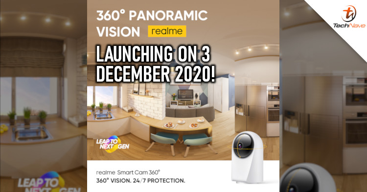 realme launching the realme Smart Camera 360 alongside the realme Smart TV on 3 December 2020