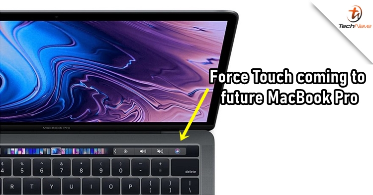 Patent revealed that Apple could bring the Force Touch sensors to future MacBook Pro Touch Bar
