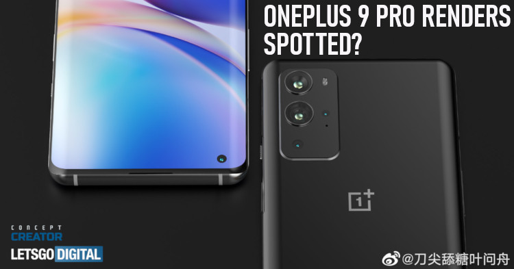 Renders of the OnePlus 9 Pro spotted. It'll come with a quad-camera at the rear.