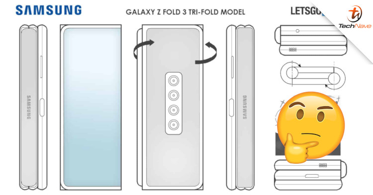Samsung's upcoming tri-fold Galaxy smartphone spotted on patent