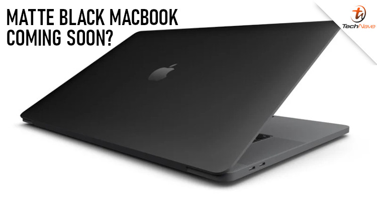 matte black apple laptop