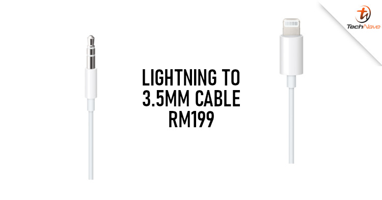 You can get a 3.5mm to lightning cable from Apple at the price of RM199
