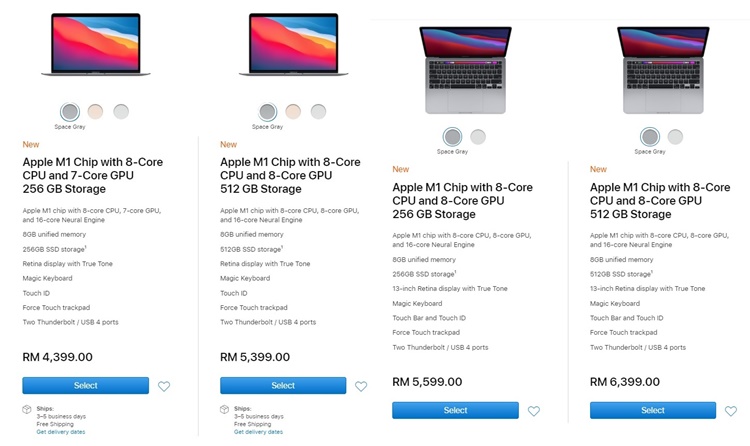 Macbook air store price in malaysia