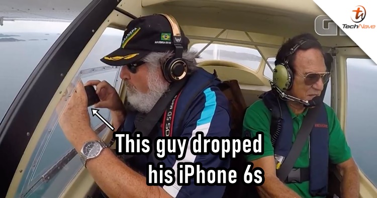 A man dropped his iPhone 6s from a plane and it survived the fall