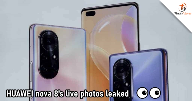 High-quality live photos of HUAWEI nova 8 are here to show us the design before launch
