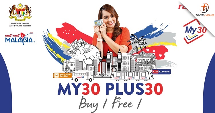 Prasarana launched the My30 monthly pass buy 1 free 1 promotion!