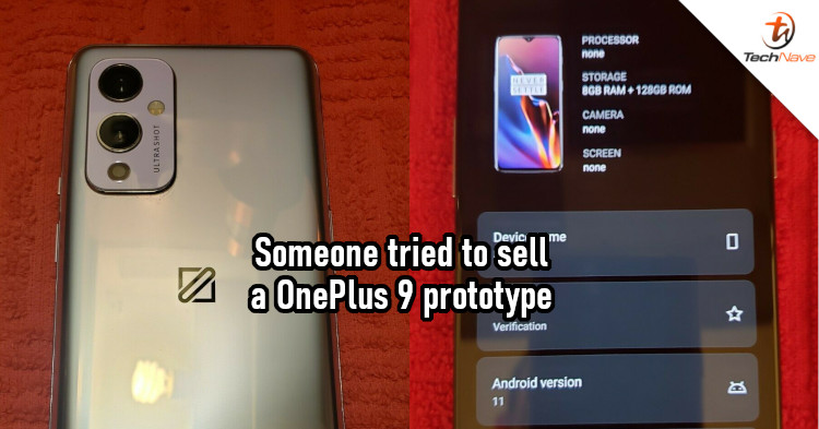 OnePlus 9 prototype appeared on eBay for ~RM12180
