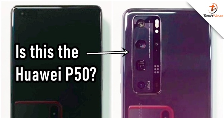 A new Huawei P50 leak shows a rear penta-camera design