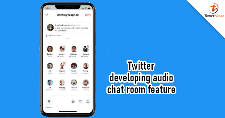 Twitter testing new audio chat rooms, with newly acquired team at the helm