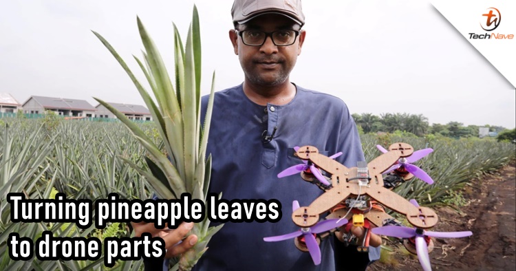 A Malaysia research team have found a way to turn pineapple leaves into drone parts