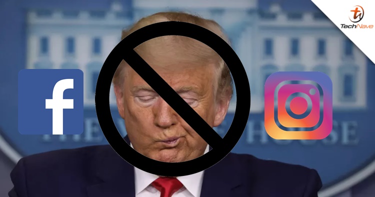 Facebook and Instagram have banned Donald Trump's account for at least 2 weeks