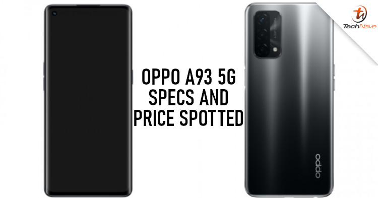 OPPO A93 5G tech specs and pricing leaked. To be unveiled on 15 January 2021.