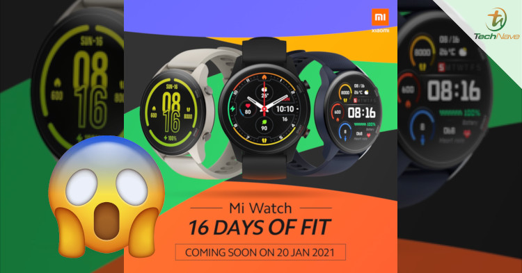 Xiaomi confirms that the Mi Watch will launch in Malaysia on 20 January 2021