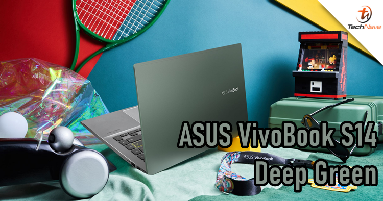 VivoBook S14 S435_Unique and modern Deep Green metallic chassis.png