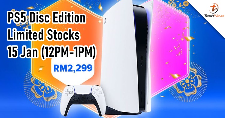 Sony PlayStation 5 Disc Edition officially arrives on Lazada, limited stocks today for an hour only