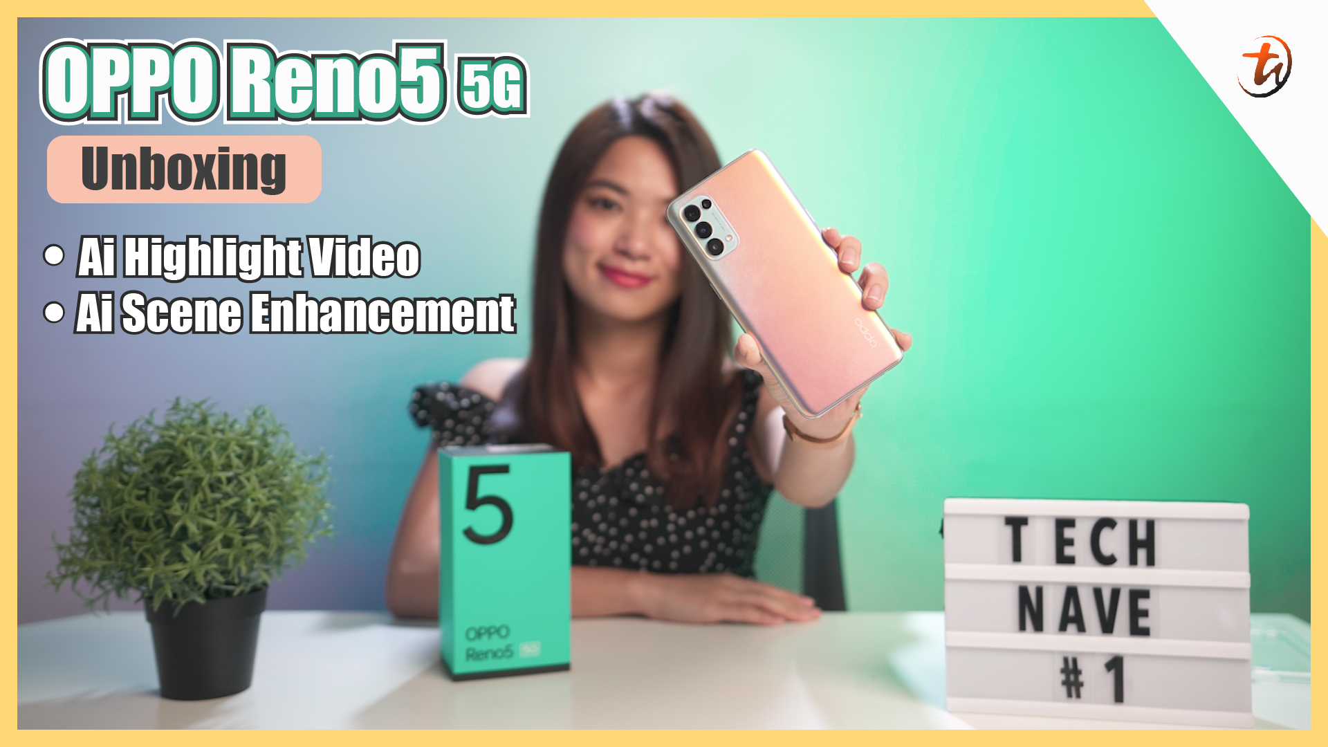 OPPO Reno5 5G - Amazing camera features | TechNave Unboxing and Hands-On Video