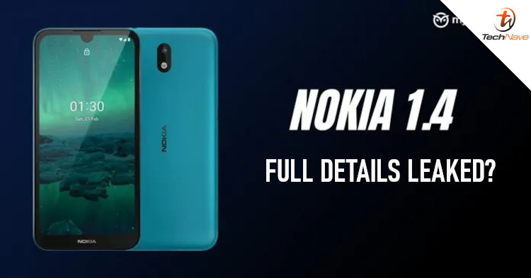 Tech specs, pricing, and colour regarding the Nokia 1.4 might have been leaked