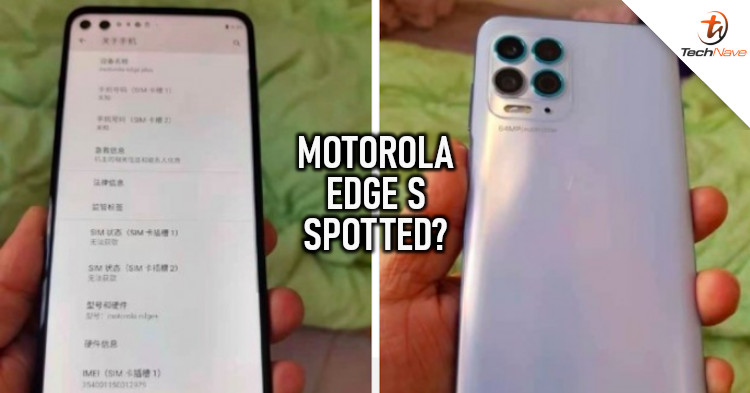 Motorola Edge S hands-on pictures and Antutu results spotted