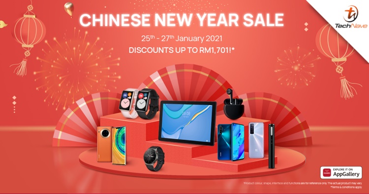 Huawei Malaysia's Chinese New Year Sale is coming with discounts up to RM1701