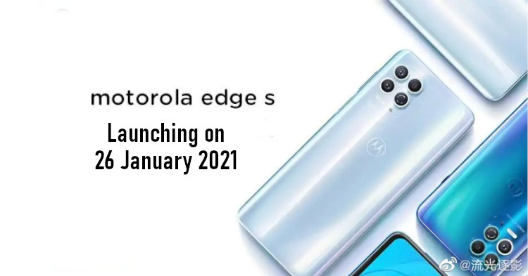 Motorola Edge S to launch on 26 January 2021, quad-camera design confirmed