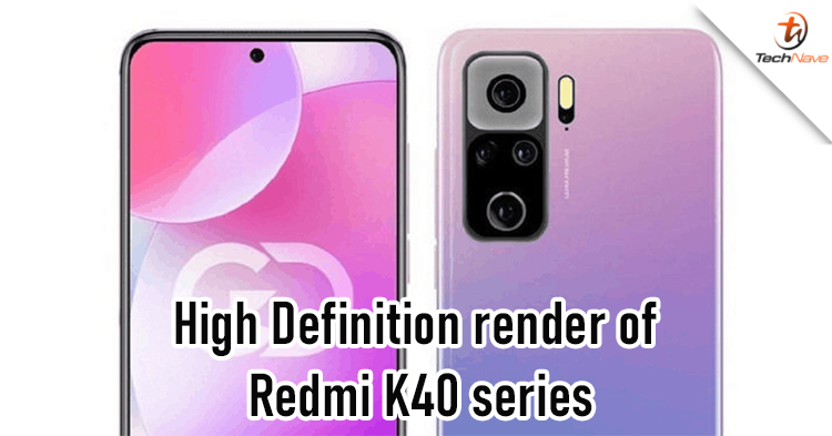 Redmi K40 series high-definition render features a newly designed camera module