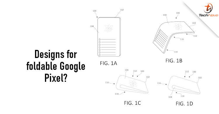 Google patent shows possible design for foldable Pixel device