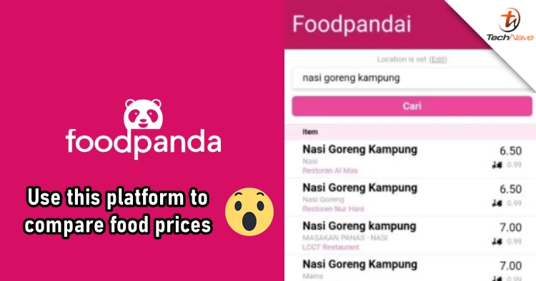 FoodPandai is a tool built by local developers for you to compare prices from FoodPanda