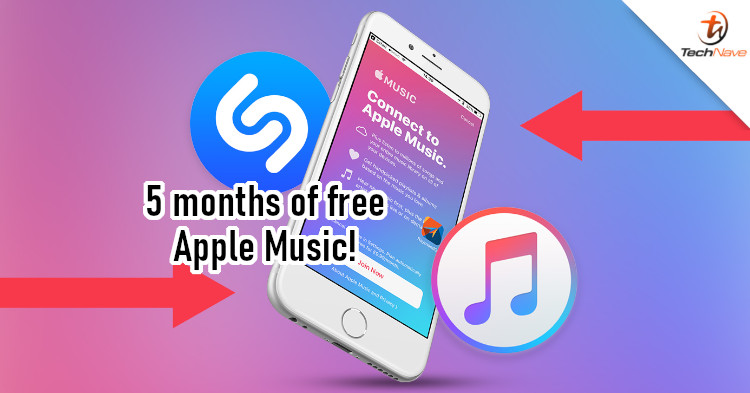 You can now get 5 months of Apple Music for free with the Shazam app