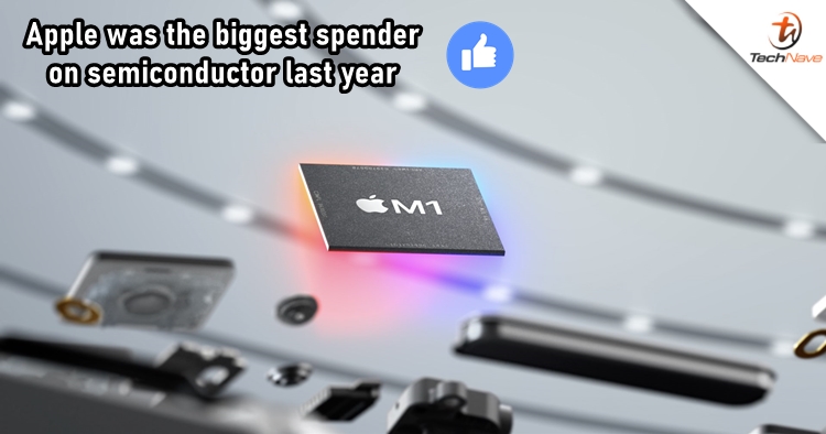 Apple gained itself a No.1 by spending big bucks to buy semiconductor chips in 2020