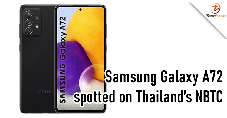 Samsung Galaxy A72 4G appeared on Thailand's NBTC certification