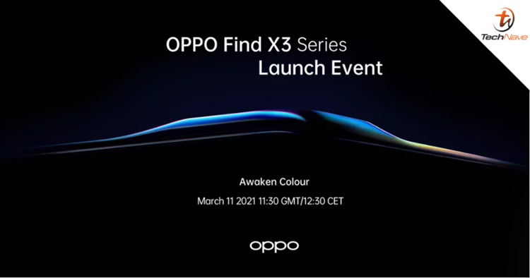 OPPO Find X3 series will be revealed on 11 March 2021