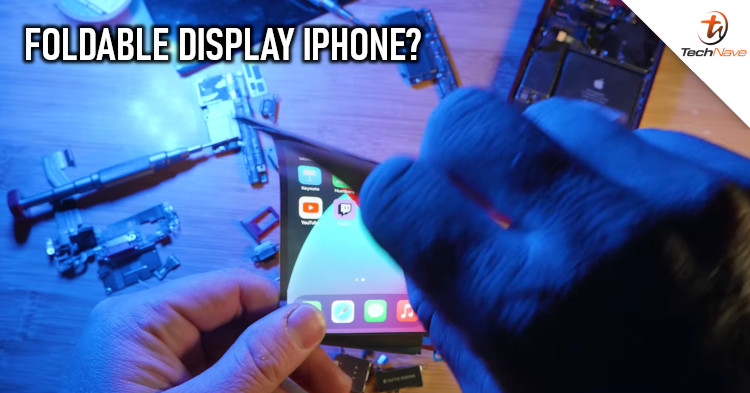 YouTuber managed to display the iOS interface onto a bendable display!