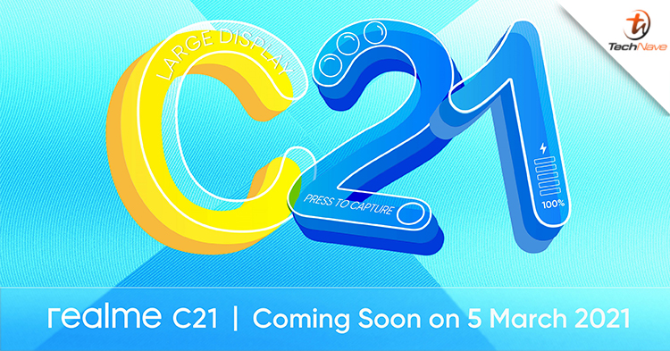 realme C21 will be revealed on 5 March 2021