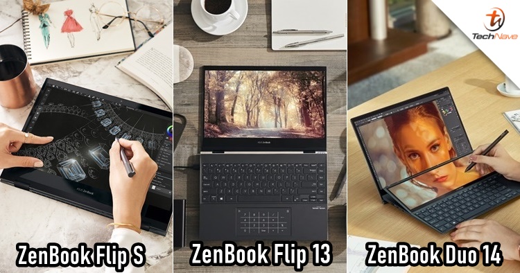 ASUS ZenBook Duo 14, Flip S & Flip 13 Malaysia release: up to 11th Gen Intel Core i7, starting price from RM4699