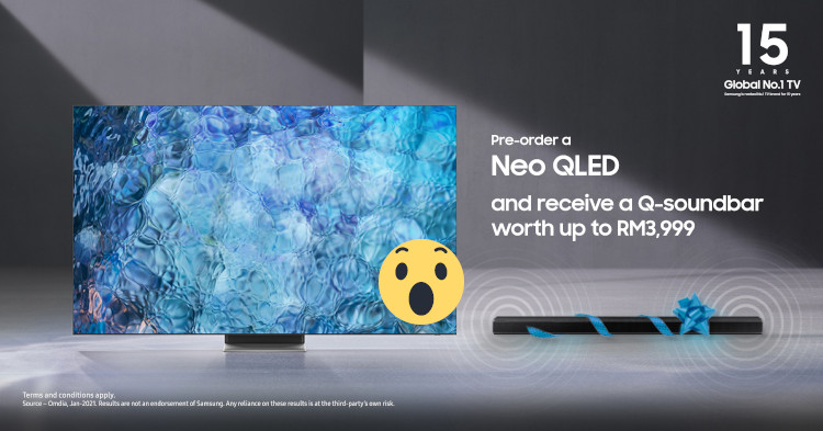 Samsung Neo QLED TV pre-order campaign announced with exclusives worth up to RM5799